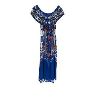 Flying Tomato maxi dress boho off the shoulder size small